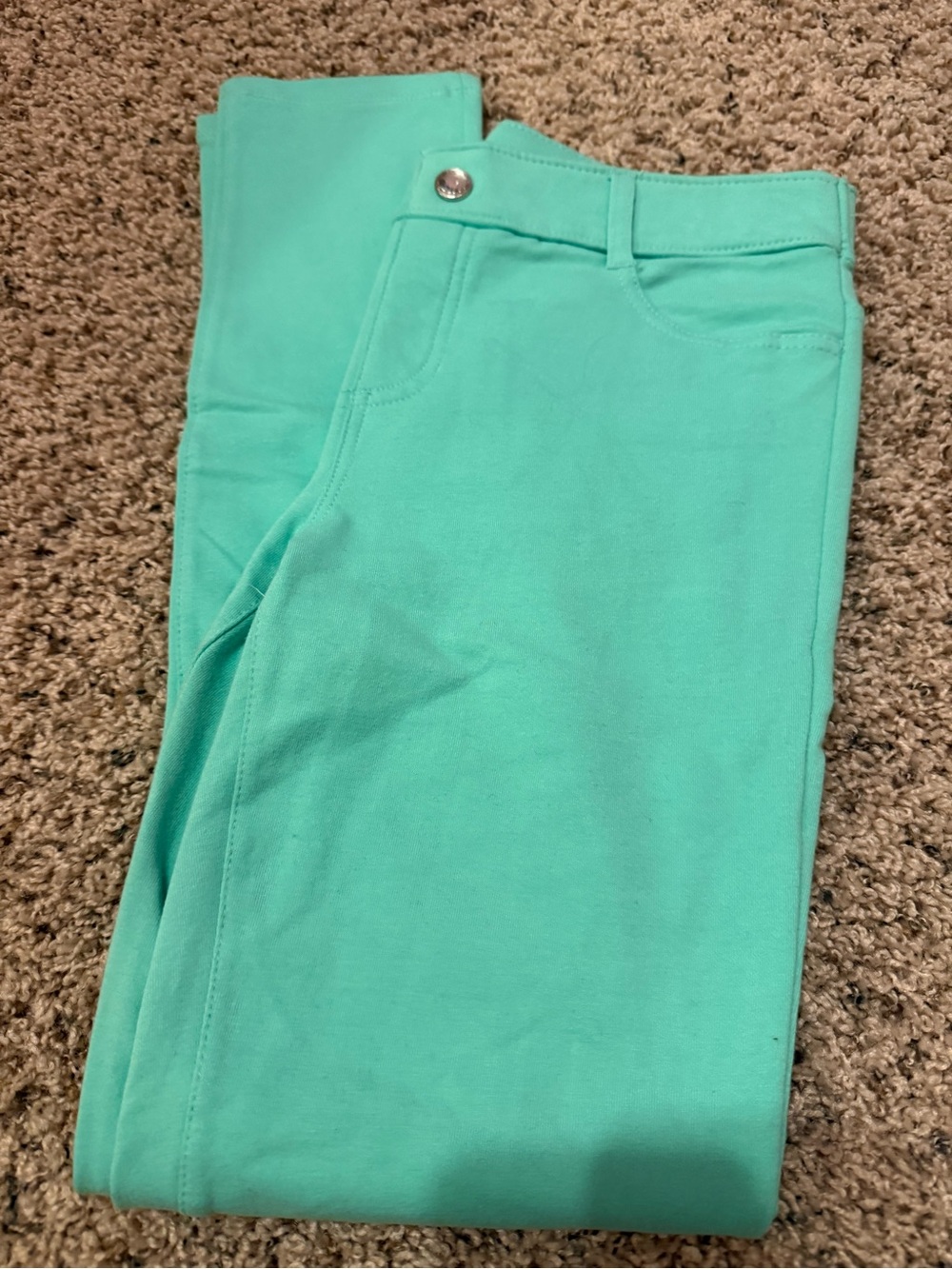 Piper Girls' Mint Pull-On Leggings